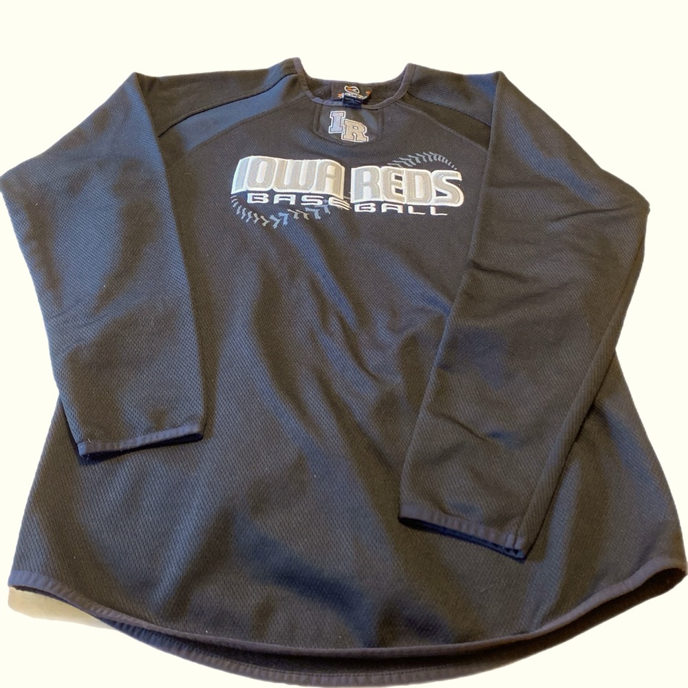 XGRAIN Men’s Iowa Reds Baseball Long sleeve shirt with fleece lined, Size M NWOT